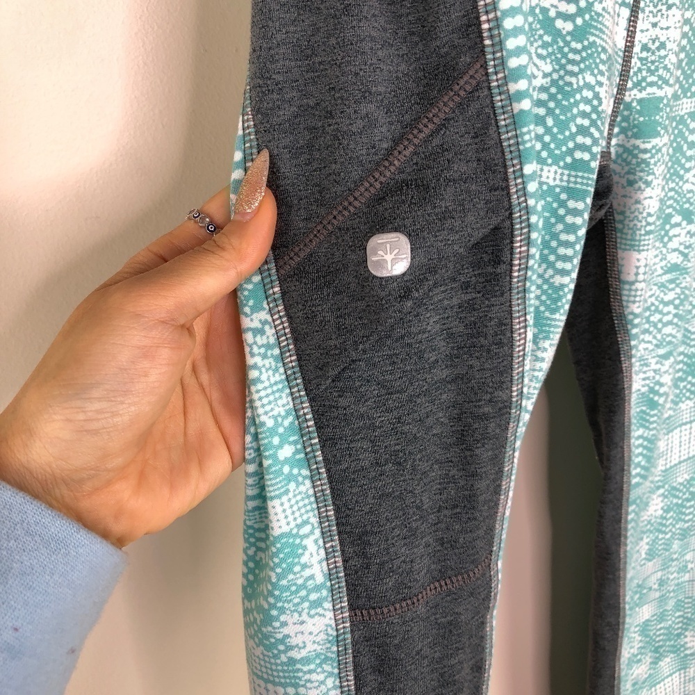 Soybu turquoise grey leggings medium - Picture 5 of 6